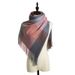 Imitation Cashmere Plaid Scarf For Women - Thickened Warm Winter Shawl With Tassels (Cold-Proof, Autumn/Winter Fashion)_viptrois.com