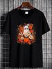 AG AGUU Halloween Shirts For Girls Ghost Pumpkin Prints T-Shirt Spooky Season Crew Neck Tops Cute Short Sleeve Tees Clothes Comfortable Casual Streetwear Top For Everyday Wear Designer Clothes Soft Print Round Neck Short Sleeve Stylish_viptrois.com