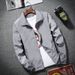 CT Men's Jacket For Spring And Autumn, Trendy Oversized Stand Collar Outdoor Windbreaker With Print_viptrois.com