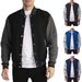 Men's Fleece-Lined Baseball Jacket - Winter Zip-Up Hoodie With Button Front, Unisex Oversized Streetwear Coat (S-XXL)_viptrois.com