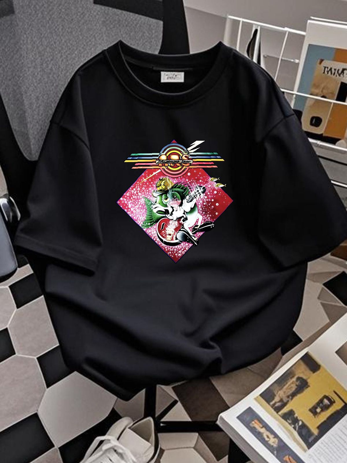 retro VTG Atlanta Rhythm Section Band Black T-shirt Unisex All Sizes 2F116 Stretched Streetwear Breathable Versatile Fashion Soft_viptrois.com