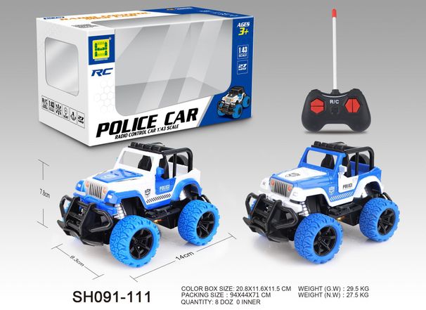 Mother & Kids 4WD RC Car With LED Lights, Off-Road Remote Control Toy For Kids – Dinosaur & Monster Truck Models (Green/Red/Blue/Yellow/White)_viptrois.com