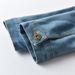 kid's clothing Autumn unisex short denim jacket for boys and girls to do old lapel hole denim long-sleeved top style_viptrois.com