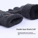 Pulse Winter Fleece-Lined Touchscreen Knitted Gloves Men Women, Warm For Cycling And Driving, Five-Finger Cold-Proof,_viptrois.com
