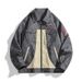 Autumn And Winter New American Racing Locomotive Clothing Trendy Brand Stand-up Collar Jacket Youth Casual Loose Versatile Couple Jacket_viptrois.com