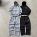 Men's Clothing Autumn/Winter Men's Trendy Hooded Patch Print Sports Casual Comfort Suit 004_viptrois.com