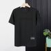 Woodpecker Summer Half Sleeve Men's Round Neck Loose And Simple Versatile Printed Short Sleeve Fashion Casual Top T-shirt_viptrois.com