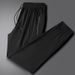 Men's Summer Sports Pants - Ultra-Thin Breathable Ice Silk Joggers With High Elasticity & Loose Fit For Casual Wear_viptrois.com