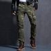 Premium Products Premium Products Men's Slim Fit Camouflage Oversized Workwear Pants, Men's Trendy Multi Bag Loose Pants_viptrois.com