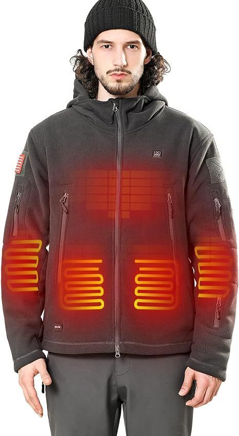Men's Clothing jacket, heating sweater, heating clothing, heating electric heating, men's and women's hooded smart constant temperature warm new_viptrois.com