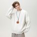Nordmann Heavyweight Thick Knit Basic Crew Neck Sweater For Men, Autumn And Winter Trendy Brand Textured Solid Color Knitwear_viptrois.com