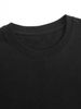Maglietta Uomo 180g Cotone Girocollo Piccola Stampa Sul Petto, Semplice Traspirante Comoda Per Outfit Estivi Casual_viptrois.com