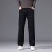 Men's Premium Stretch Dress Pants – Comfortable Straight Fit Business Casual Trousers, Mid-Rise Waist & Breathable Cotton Blend_viptrois.com