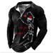 Autumn Winter New Polo Shirt Zipper Long Sleeve Turn-down Collar Men's Trendy Brand_viptrois.com