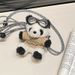Bag Charms Pilot Panda Cute Plush Pendant Keychain Bag Pendant Panda Plush Doll Back Clip Gift_viptrois.com