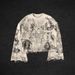 Gothic Streetwear Hoodie Women's Oversized Long Sleeve T-Shirt, Dark Aesthetic Digital Print Polyester Top With Retro Hip-Hop Vibes (White, S-XL)_viptrois.com