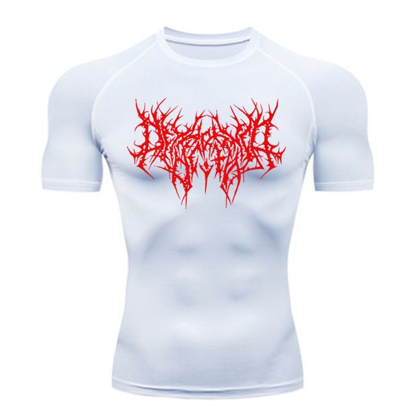 Men's Clothing Sports T Shirt Running Base Clothes Gym Training Quick Drying Clothes Men's Breathable Perspiration Elastic Tights_viptrois.com