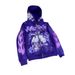 Y2k Retro Streetwear Hoodie With 3d Cartoon Print, Zip-up Oversized Pullover For Hip-hop & Dark Aesthetic Fashion_viptrois.com