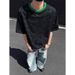 Artistic Burnt Flower Crack Design, Ice Cool Drop Feeling Modal Short Sleeved T-shirt For Men, 20_viptrois.com