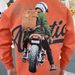 Spring And Autumn New Handsome Men's Trendy Round Neck Printed Hoodie T-shirt Versatile Casual Long Sleeve Top_viptrois.com
