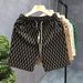 Men's Clothing Printed High End Fashion Shorts Men Summer Trendy All Match Pants 2023 New Men's Beach Casual Floral Shorts_viptrois.com
