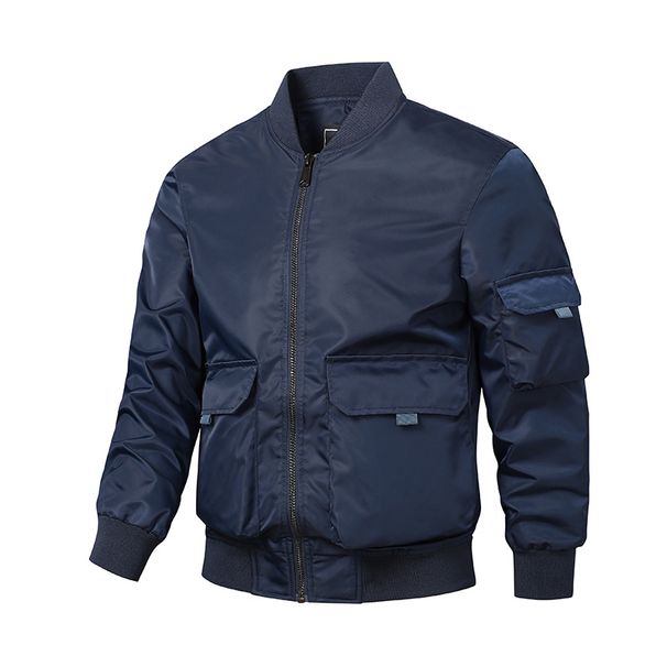 Men's MA-1 Flight Jacket – Military Workwear Bomber With Corduroy Texture & Hood (M-4XL, Polyester Lining) – Streetwear Aviator Coat_viptrois.com
