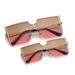 Matching Mother & Daughter Sunglasses – UV400 Metal Half-Frame, Stylish & Protective_viptrois.com