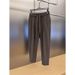 Men's Clothing Men Summer Trendy Brand Men's Ice Silk Straight Casual Pants Loose Skinny Wide Leg Pants Pleated Drape Trousers_viptrois.com