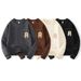 "Men's Casual Round Neck Pullover Sweatshirt – Loose Fit Long Sleeve T-Shirt, Trendy Streetwear Essential For Teens Breathable Fabric"_viptrois.com