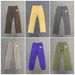 men's clothing small label flocking print sweatpants cuffed trousers comfortable and fashionable_viptrois.com