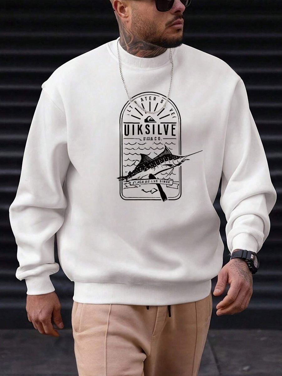 Polar Fleece Solid Color Round Neck Sweater Mens Candy Cotton Long Sleeve Working Clothes_viptrois.com