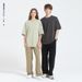 Men's Clothing Dengjue Men's Clothing Splicing New Sports Short Sleeved T Shirt 2025 Summer New Product Drop Shoulder Loose Cool Trendy Short Sleeved_viptrois.com
