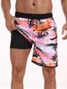 Men's Clothing Men's Shorts Men's Quick Drying Swimming Trunks Fashionable Loose Beach Shorts Multi Pocket Printed Design Beach Shorts_viptrois.com