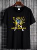 Ace Frehley Men T-shirt Black Cotton Tee Unisex All Sizes Comfortable Versatile Designer Clothes Stretched Slightly Top For Everyday Wear_viptrois.com