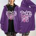 New Arrival Hooded Zipper Korean Style Plus Velvet Thickened Loose Sports Cardigan Sweatshirt Women_viptrois.com