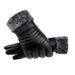 Pulse Men's Leather Gloves Winter Outdoor Riding Motorcycle Windproof Cold-proof Warm Fleece-lined Touchscreen Thickened_viptrois.com