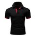 New Summer Stritching Men's Shorts Sleeve Polo S-5XL Men Tee Shirt_viptrois.com