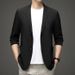 Spring And Summer New Plus Size Jacket Business Lightweight Small Blazer Casual Suit Light Mature Style Men_viptrois.com