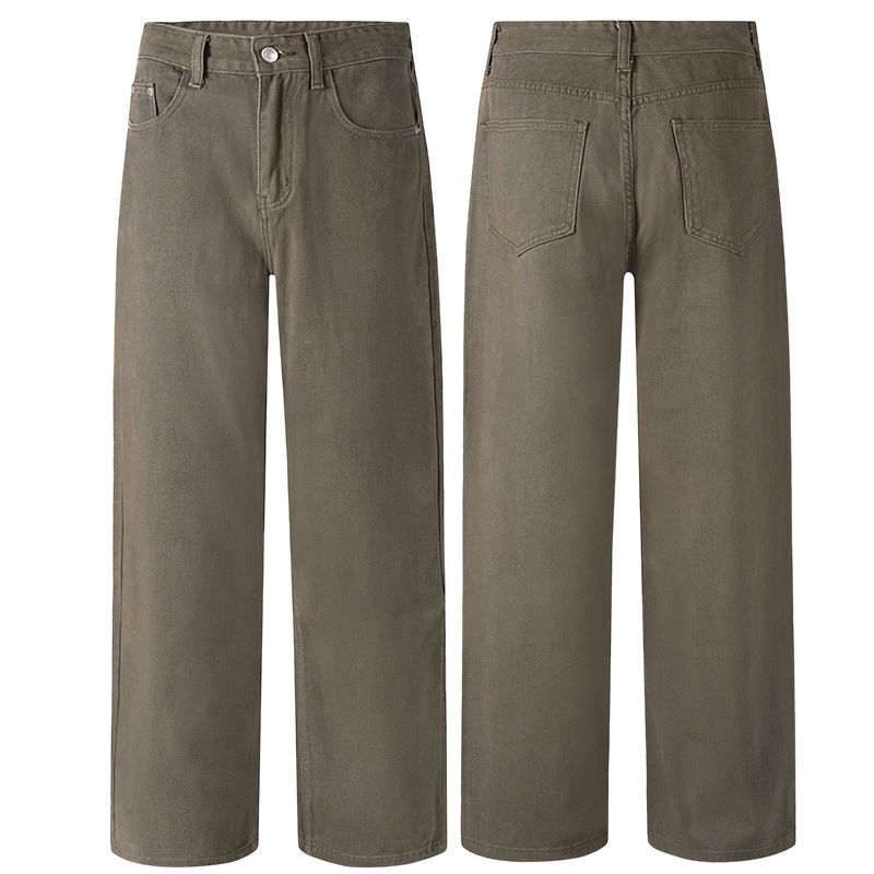 Men's Winter Fleece-Lined Jeans – Loose Straight Fit High Street Fashion Pants (S-3XL)_viptrois.com