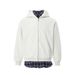Two-Piece Patchwork Plaid Cardigan Sweatshirt Men's Trendy Brand High Street Design Sense Personality Loose_viptrois.com