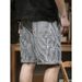 Men's Clothing Summer Striped Plus Size Sports Cargo Shorts Men's Style Casual Five Point Pants Trendy Denim_viptrois.com