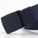 Canvas belt men's and women's belt youth metal-free automatic buckle casual outdoor student military training belt_viptrois.com