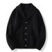 Loom Men's Thickened Sweater Cardigan Long Sleeve Loose Fit Oversized Knitwear For Men_viptrois.com