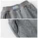 XUANMU Plus Velvet Sports Pants Boys Winter New Children Clothing Solid Color Kids Elastic Waist Sweatpant for Boy Trouser 2-9Y XB033_viptrois.com