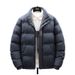 Men’s Winter Puffer Jacket – Slim Fit Quilted Coat | Stand Collar & Zip Closure | Lightweight Polyester Fill | Streetwear Essential (M-5XL)_viptrois.com