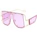 Punk Style Sunglasses – High-End Rivet Large Frame, Ins Fashion, One Piece Rihanna Inspired_viptrois.com