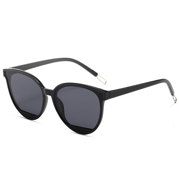 New Korean Version Trendy Jelly-colored Sunglasses Fashionable Women's Sunglasses Large-frame Facelift Glasses_viptrois.com