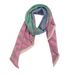 Unisex Diagonal scarf loop yarn jacquard zebra scarf cape_viptrois.com