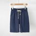 Men's Clothing Shorts Men Summer Thin Cotton And Linen Shorts Men's Beach Pants Ramie Shorts White Casual Big Pants_viptrois.com