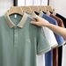 Men's Clothing Embroidered Polo Shirt Thin Business Fashion Loose Men's Short Sleeved T Shirt_viptrois.com